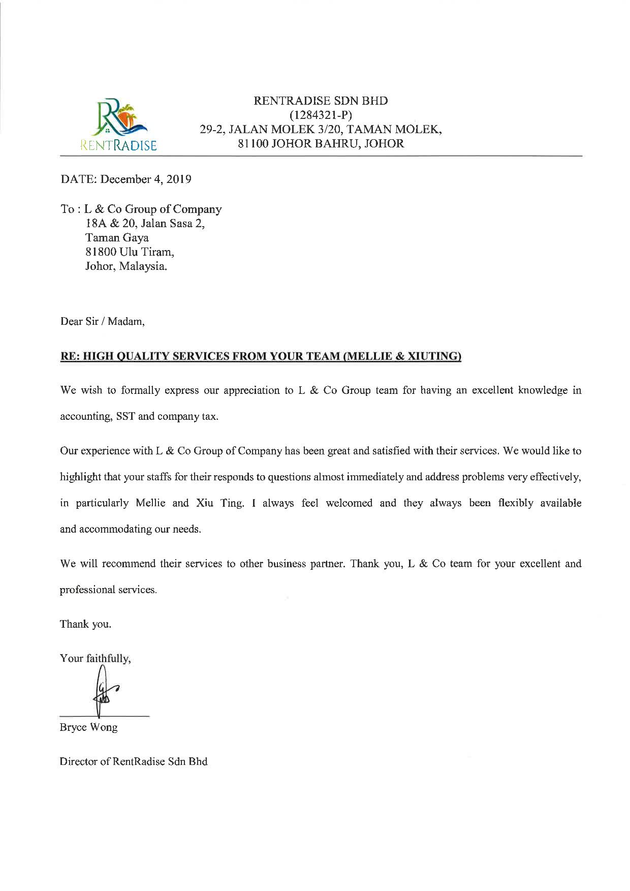 RentRadise Sdn Bhd RentRadise Sdn Bhd