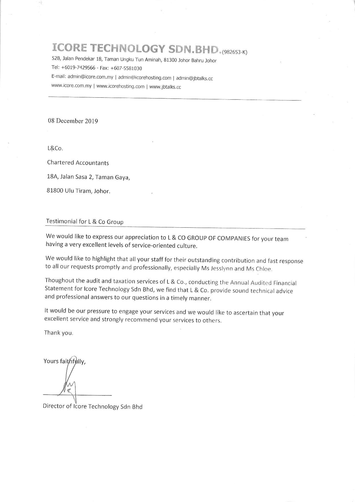 Icore Technologies Sdn Bhd Icore Technologies Sdn Bhd